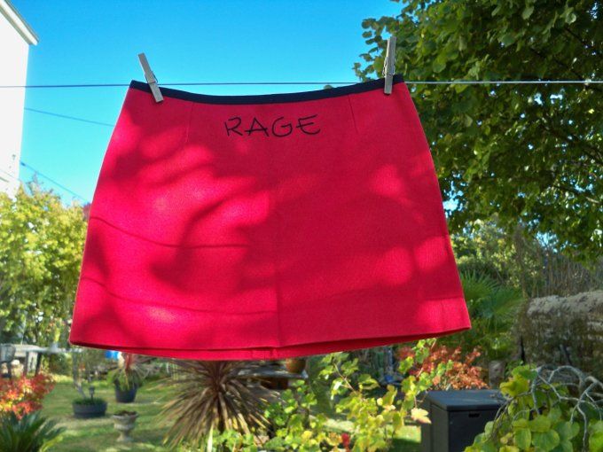 Jupe brodée RAGE - Taille : 1