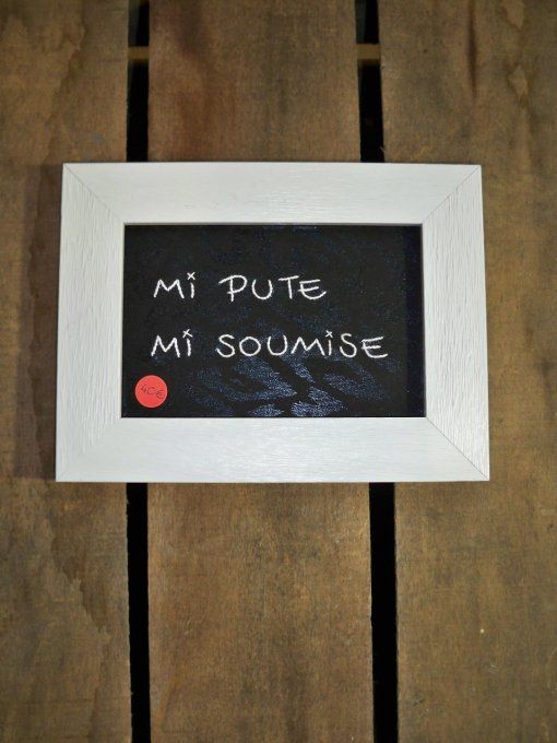 Broderie Mi pute Mi soumise