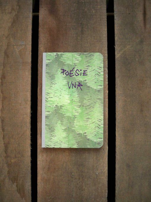 Cahier brodé Poésie VNR