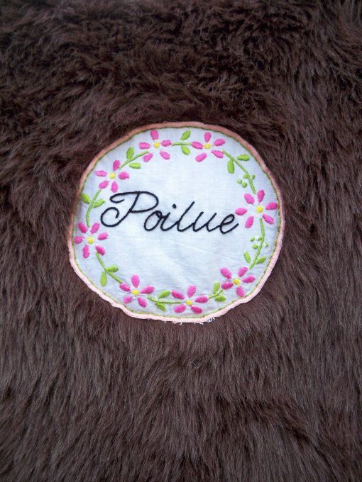 Gilet brodé Poilue - Taille : 50