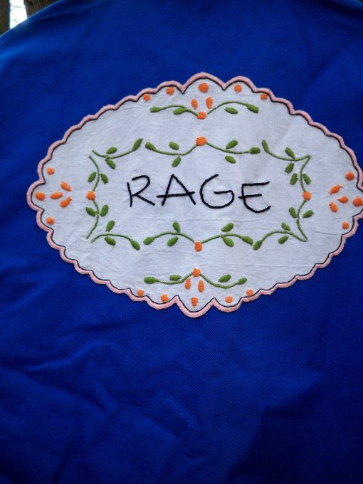 Veste brodée RAGE - Taille : 2