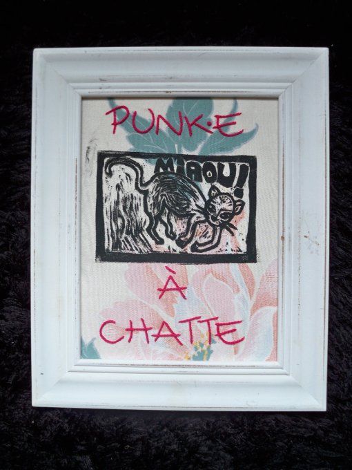 Broderie Punk.e à Chatte