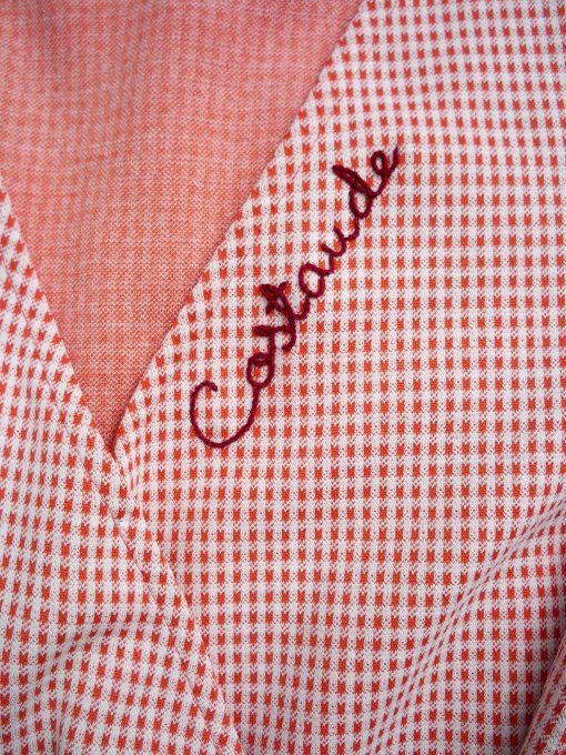 Combinaison short brodée Costaude - Taille : S