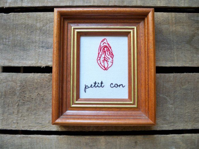 Broderie Petit Con