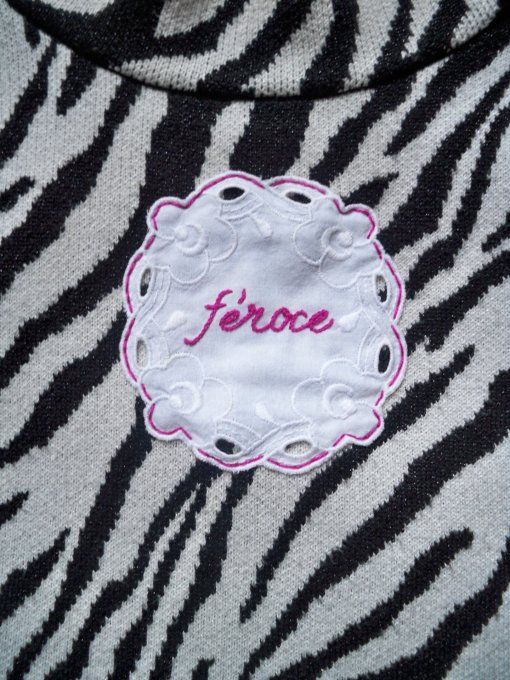 Croc-top brodé Féroce - Taille : S