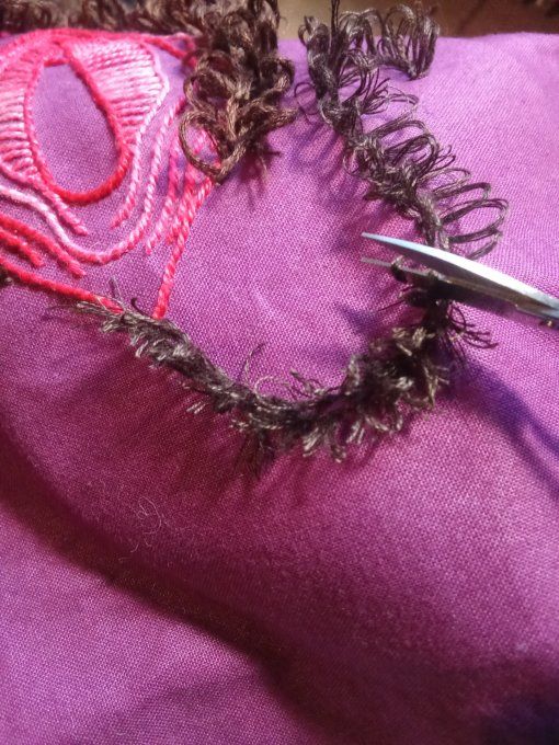 Broderie Chatte Poilue