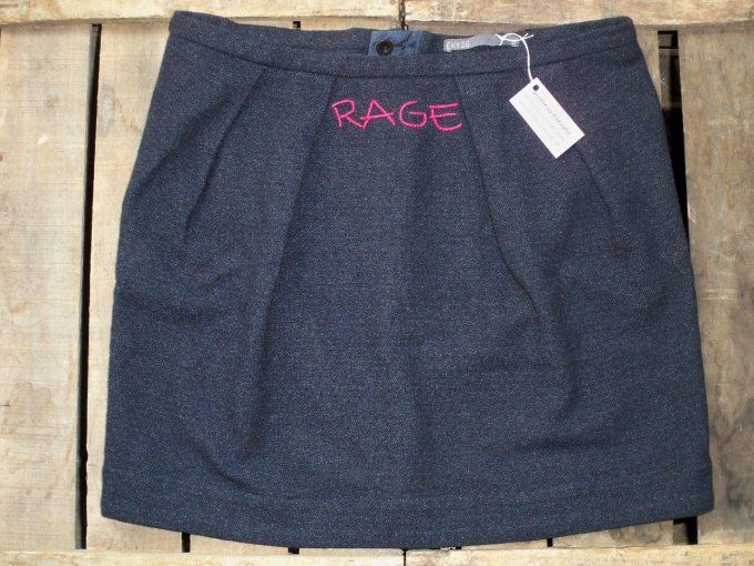 Jupe brodée RAGE -Taille : 42