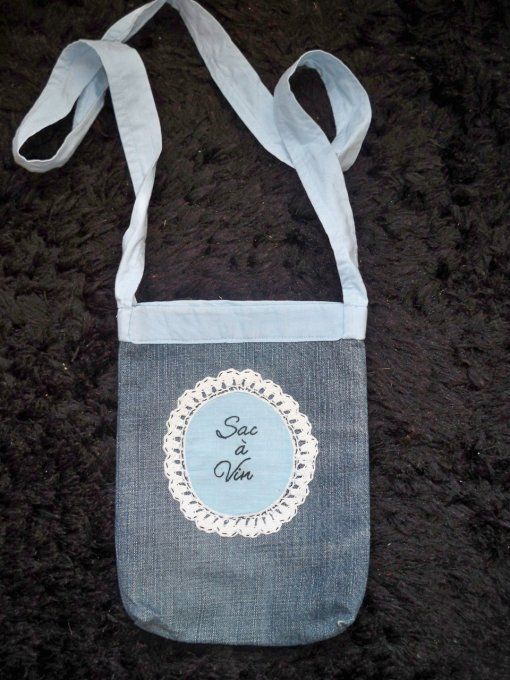 Sac brodé "Sac à Vin"