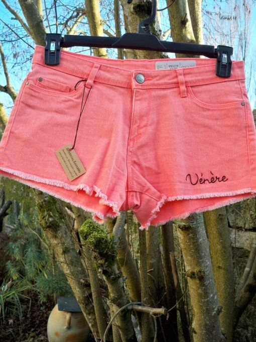 Short brodé Vénère -Taille 38